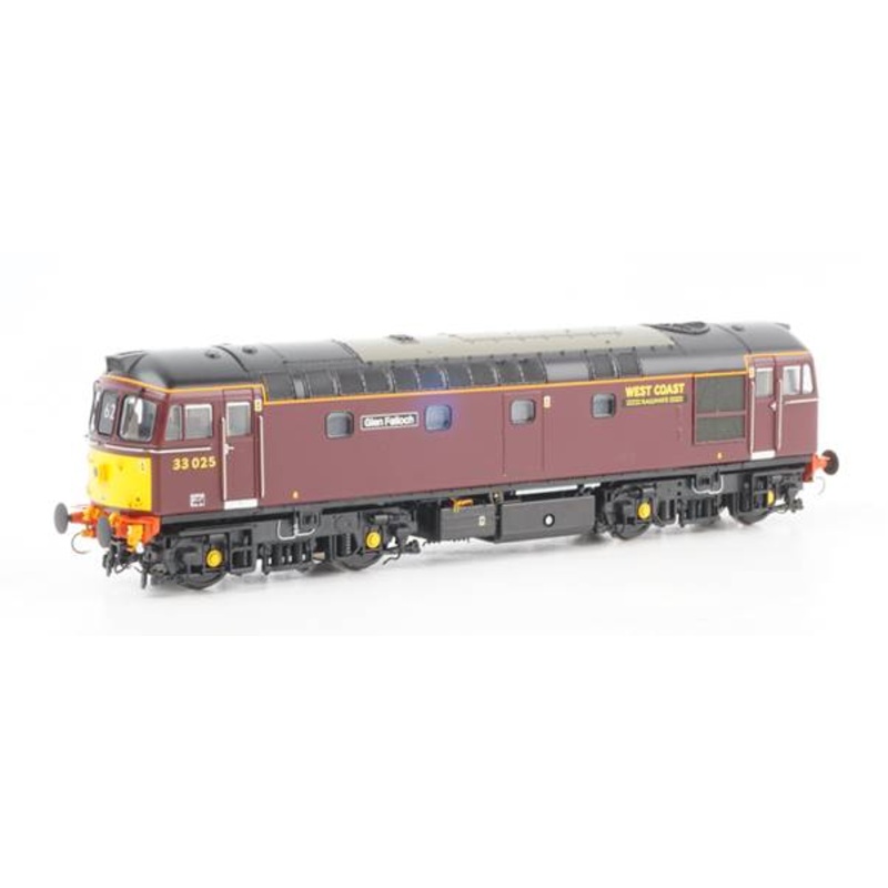 Class 33/0 West Coast Railways No.33025 ‘Glen Falloch’ Diesel Locomotive – DCC Sound