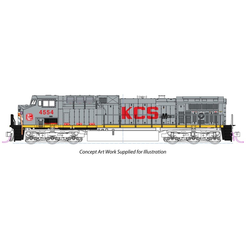 EMD AC4400CW KCS de Mexico 4554 – DCC-Sound