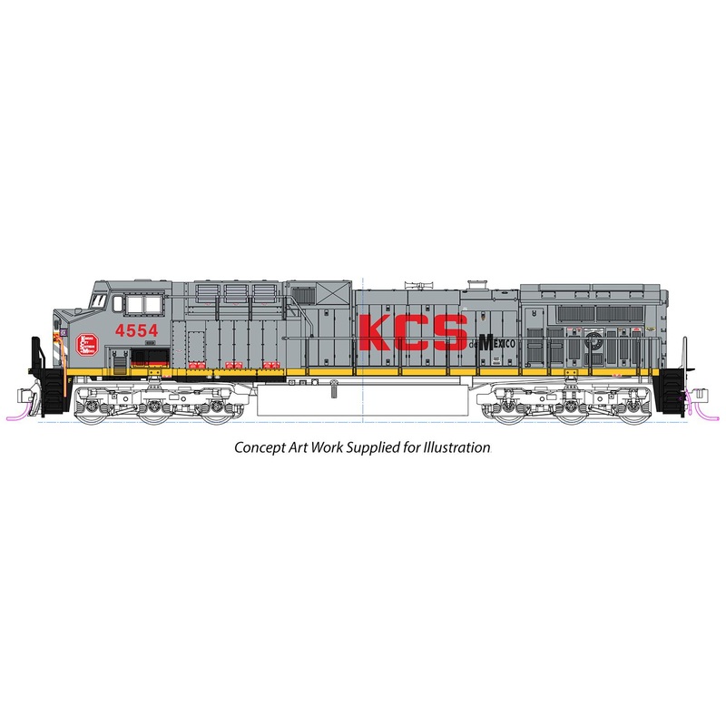 EMD AC4400CW KCS de Mexico 4555