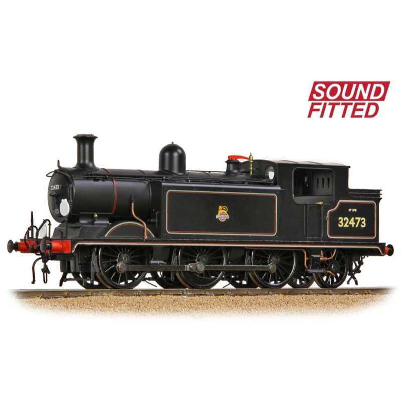 LB&SCR E4 Tank 32473 BR Lined Black (Early Emblem) Steam Locomotive – DCC Sound
