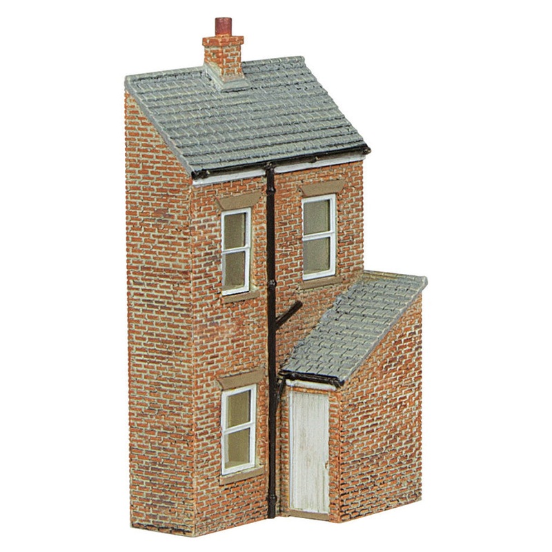 Low Relief Rear Of Terrace – Left Hand, White Door