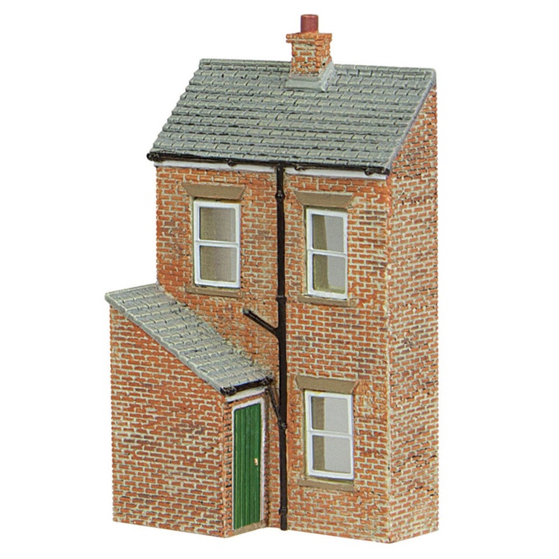 Low Relief Rear Of Terrace – Right Hand, Green Door