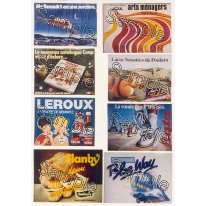 OO Gauge French Travel Posters Pack 2