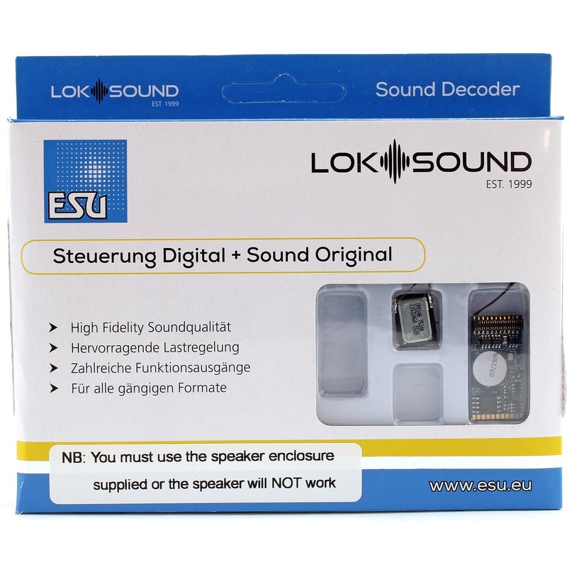 V5.0 Duchess Class 4-6-2 Steam Digital Sound Decoder with Speaker – 8 pin